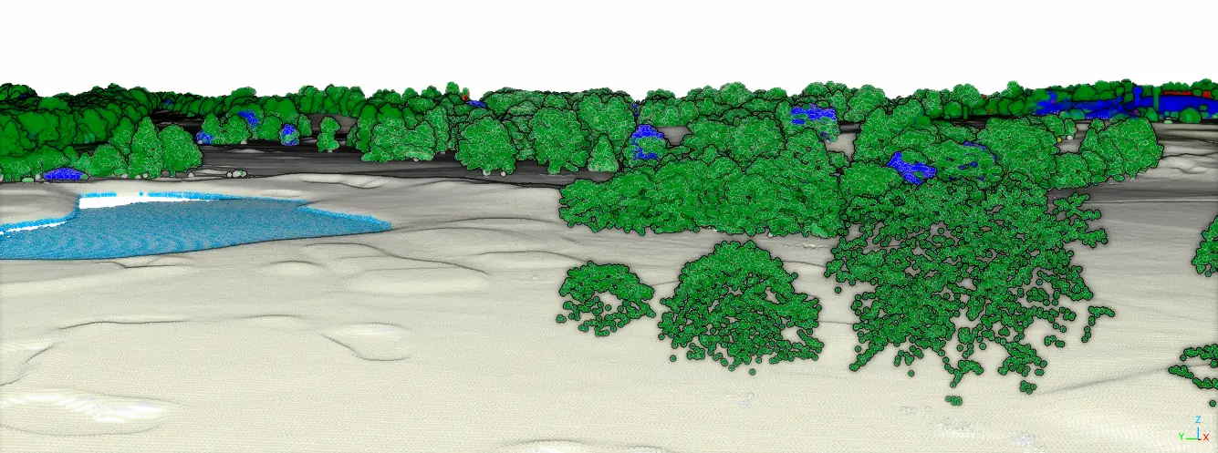 Cutten club in point cloud